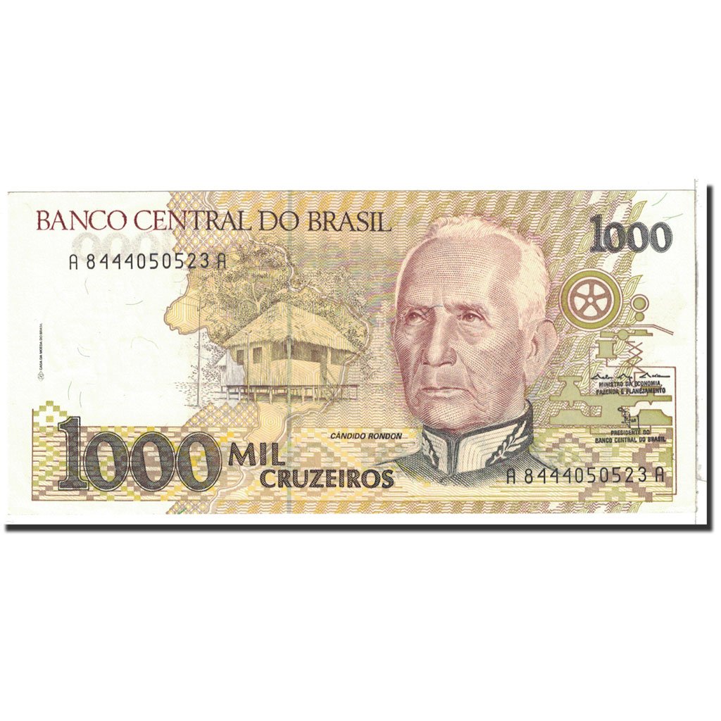 Banco Central Do Brazil 1000 Cruzerio - UNC