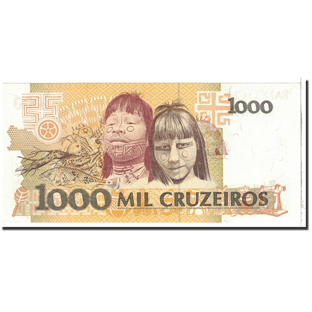 Banco Central Do Brazil 1000 Cruzerio - UNC