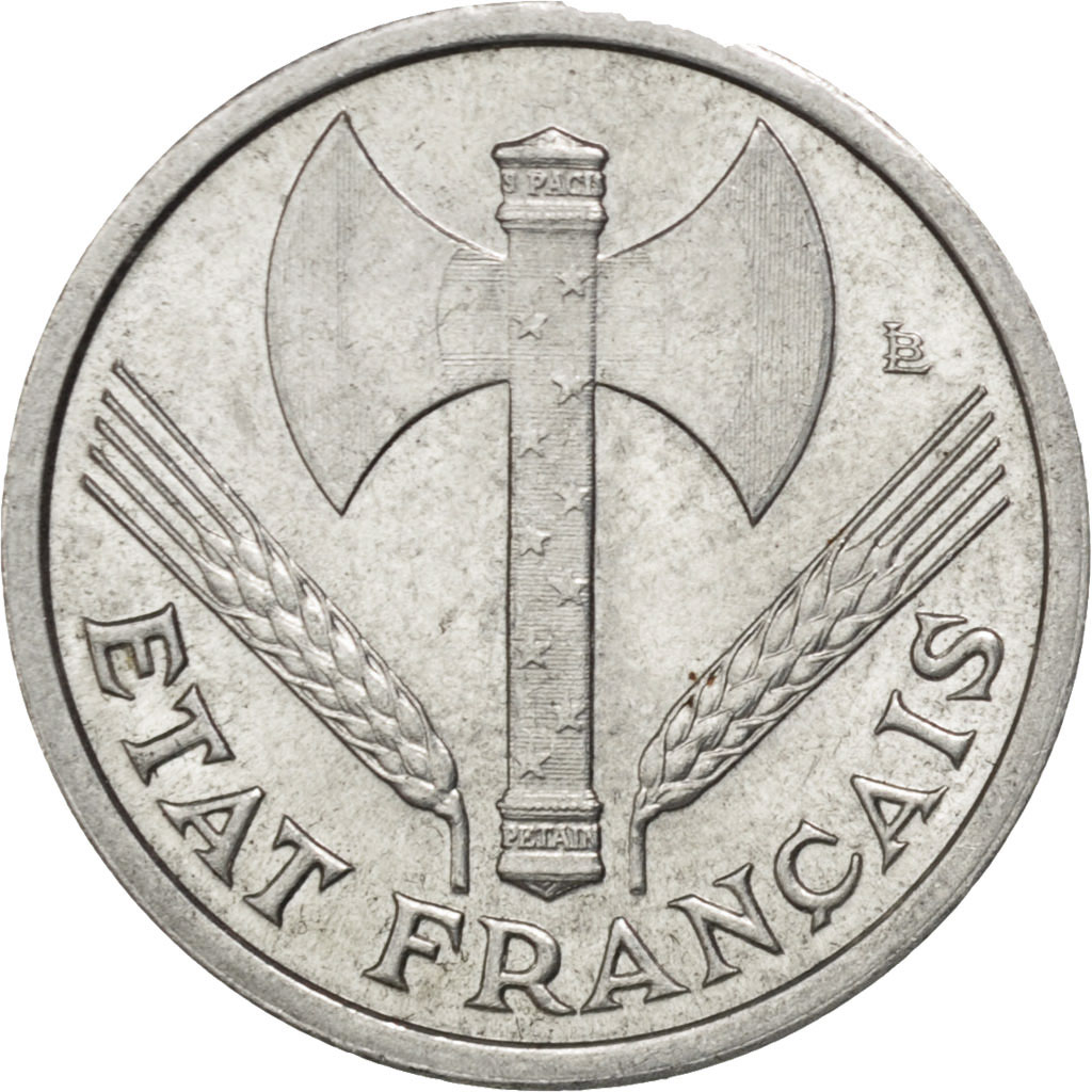 #13164 Etat Français, 1 Franc Bazor 1943, KM 902.1  SUP+, 1 Franc, De