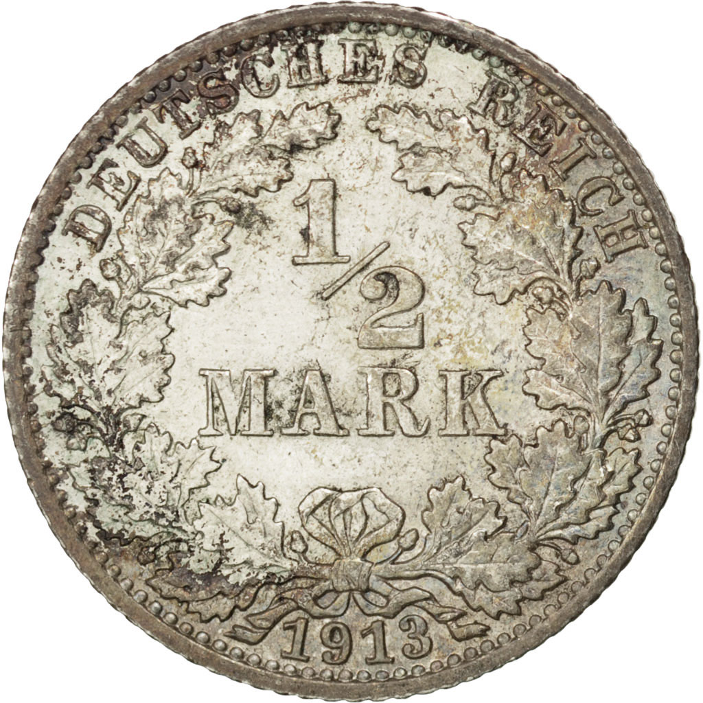 13276 Allemagne Empire Allemand 1 2 Mark 1913 Berlin KM 17 SPL 1