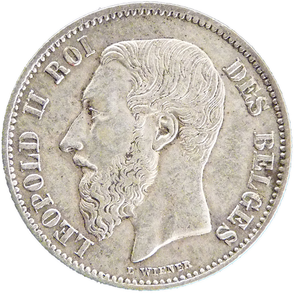 21003 Léopold Ii Belgique 50 Centimes Ttb 50 Centimes De 51 à