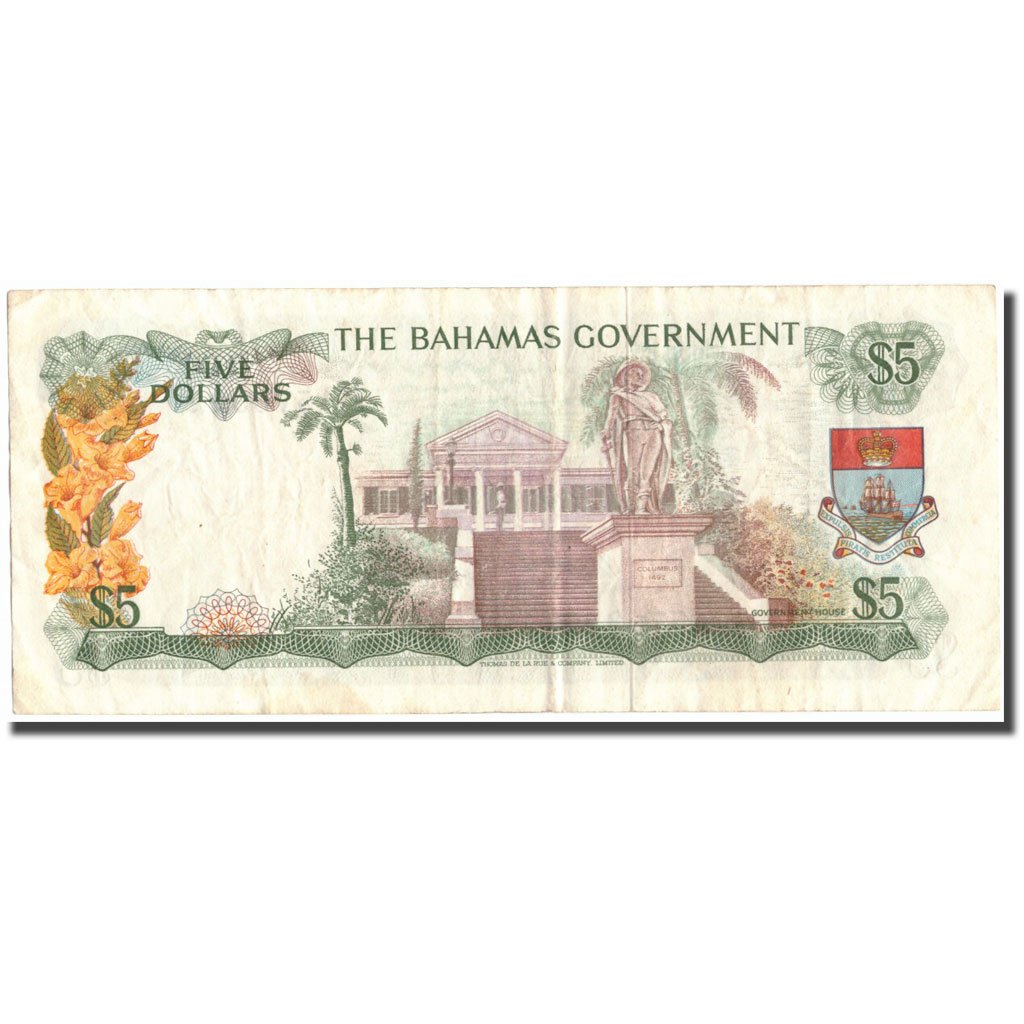 1965 Bahamas One dollar Pick 18A VF $5.25 with free shipping - For Sale,  Buy Now Online - Item #596863