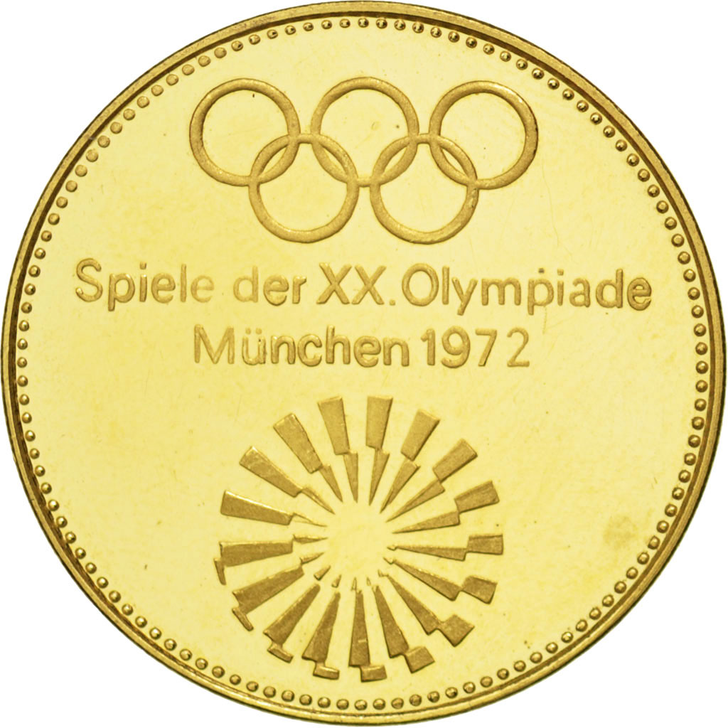 ALLEMAGNE Médaille, XX Olympiades, Jeux olympiques d'été de München  fme_757382 Médailles