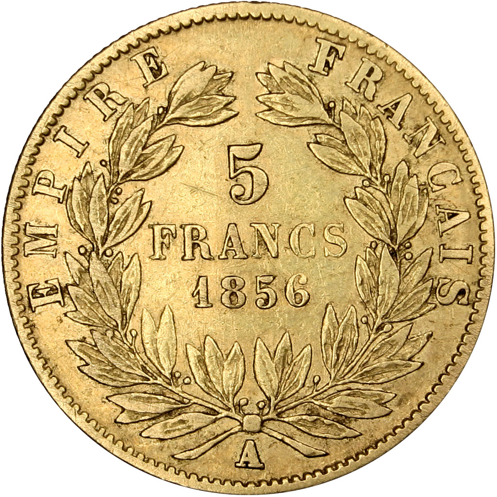 Second Empire Francs Or Grand Module Napol On Iii T Te Nue