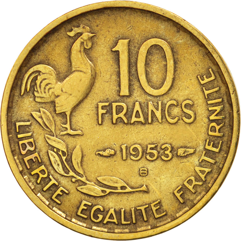 10 francs 1953 numista