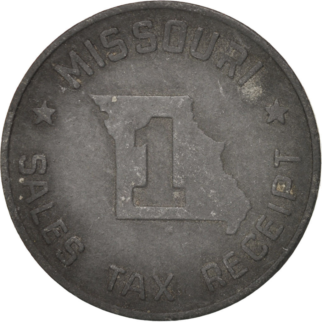  410818 tats Unis Missouri Sales Tax Receipt Token TB Token De 