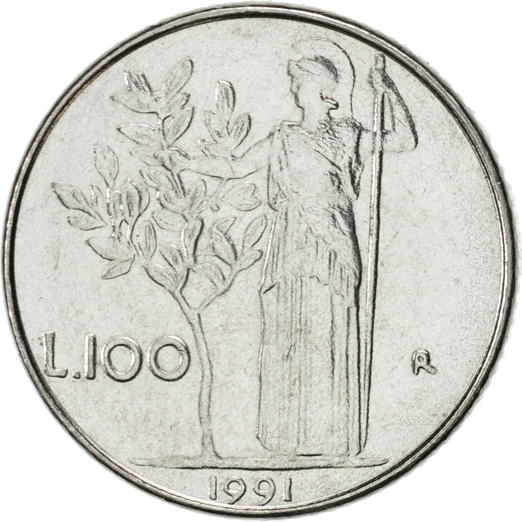 #420515 Italie, 100 Lire, 1991, Rome, SUP, Stainless Steel, KM:96.2