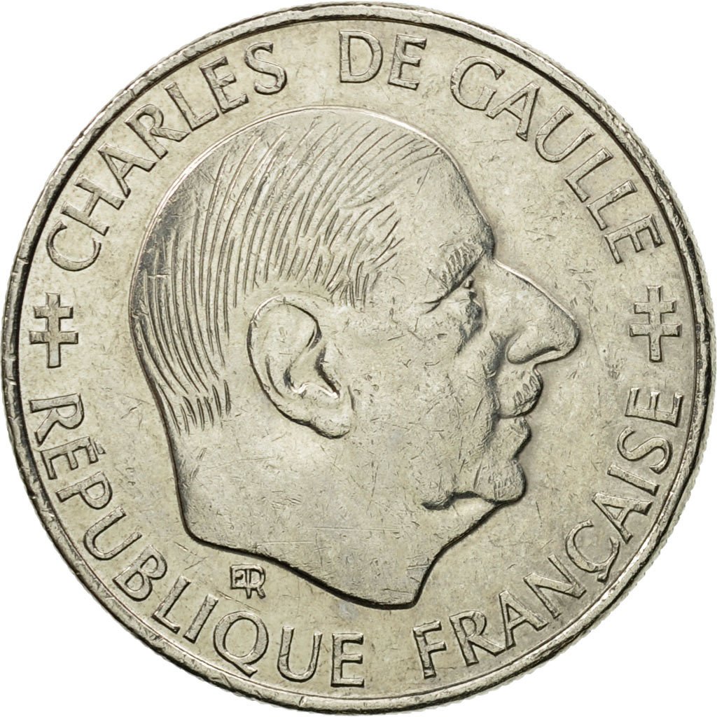 435200 Monnaie France Charles De Gaulle Franc 1988 Paris TTB