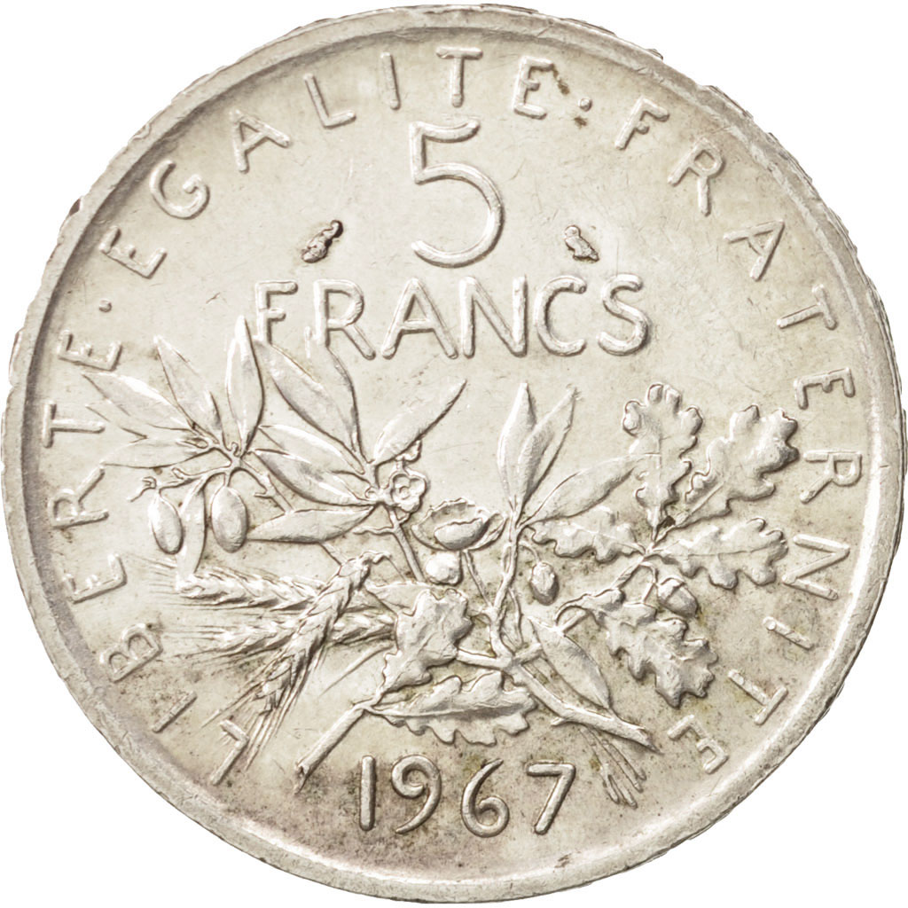 valeur pièce 10 francs argent semeuse 1967