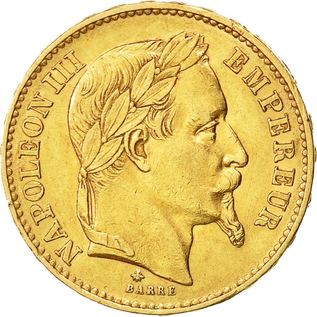 Valeur Pieces Or 20 Francs Napoleon 3 #454359 Monnaie, France, Napoleon III, Napoléon III, 20 Francs, 1869