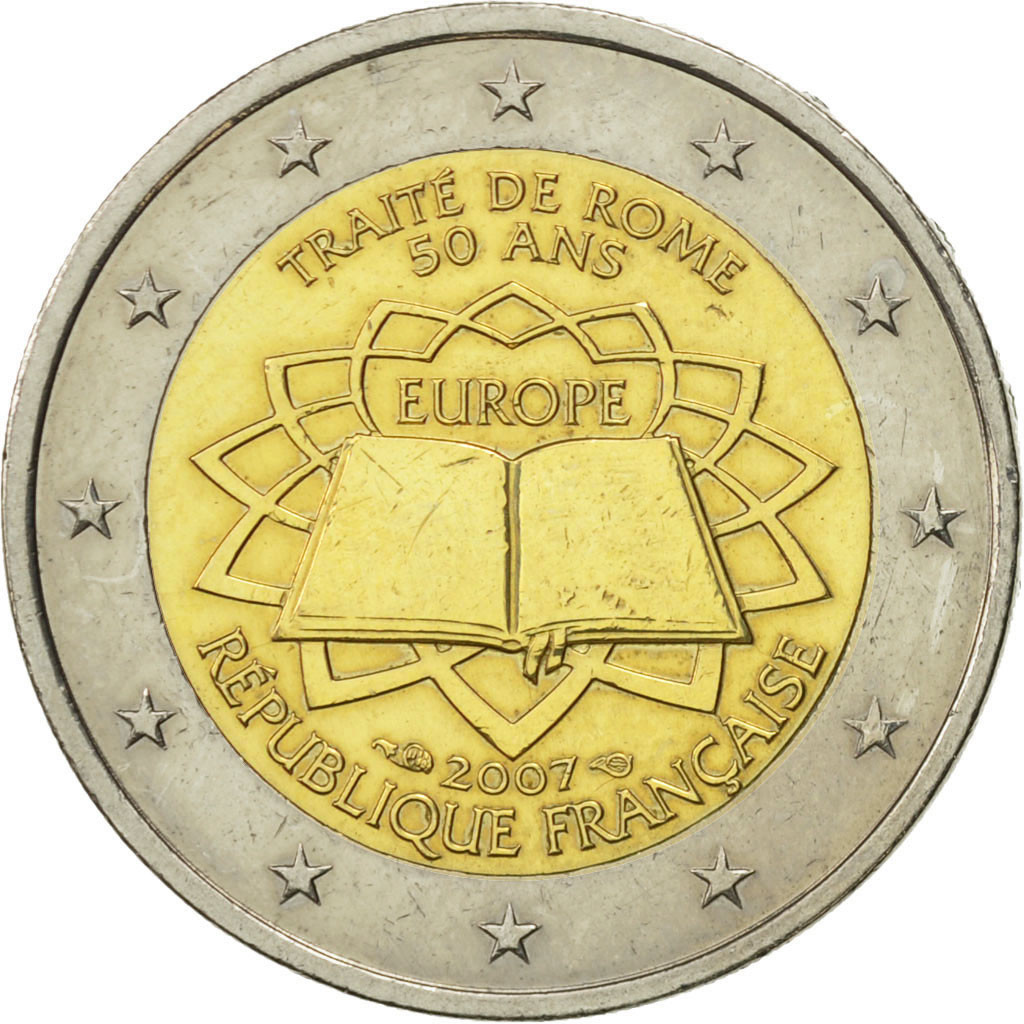 France Euro Trait De Rome Ans Spl Bi Metallic