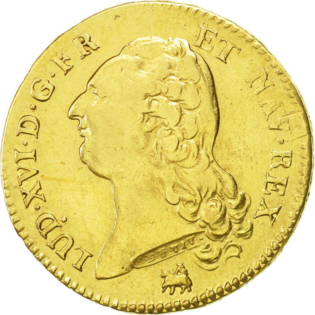 Valeur D Un Louis D Or En Euro #471566 France, Louis XVI, Double louis dor à la tête nue, 1786, Rouen