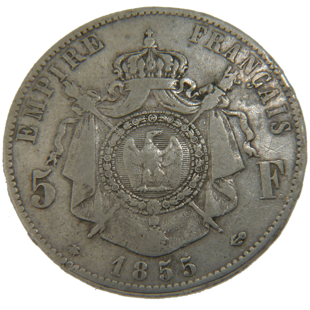 Second Empire Francs Napol On Iii T Te Nue Tb Francs De