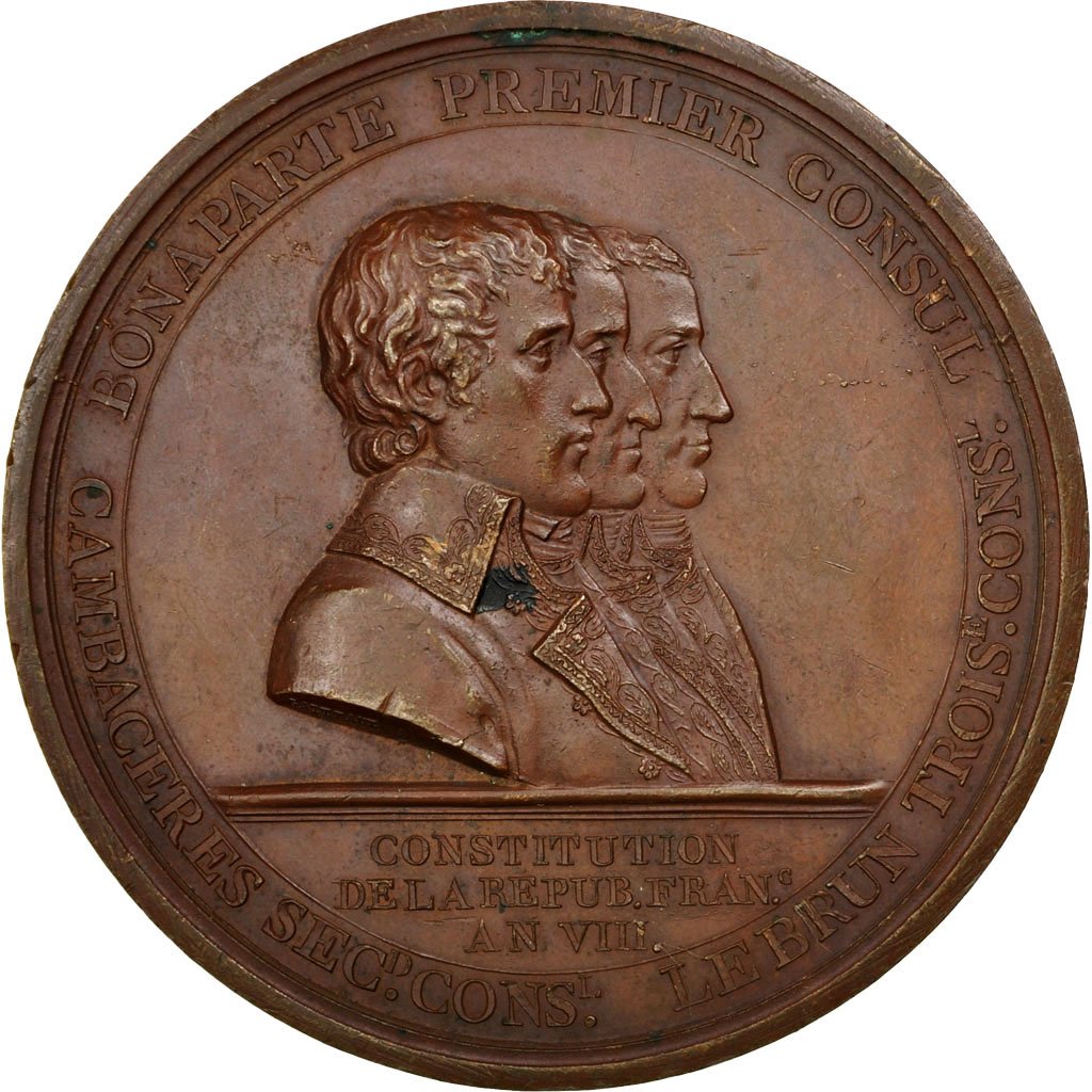 508112 France Napoleon Medal Colonne départementale An 8 1800