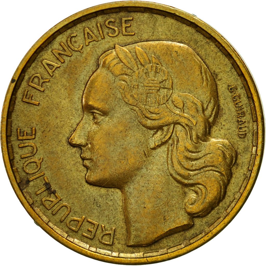 #542137 Monnaie, France, Guiraud, 20 Francs, 1952, Paris, TTB, Aluminum