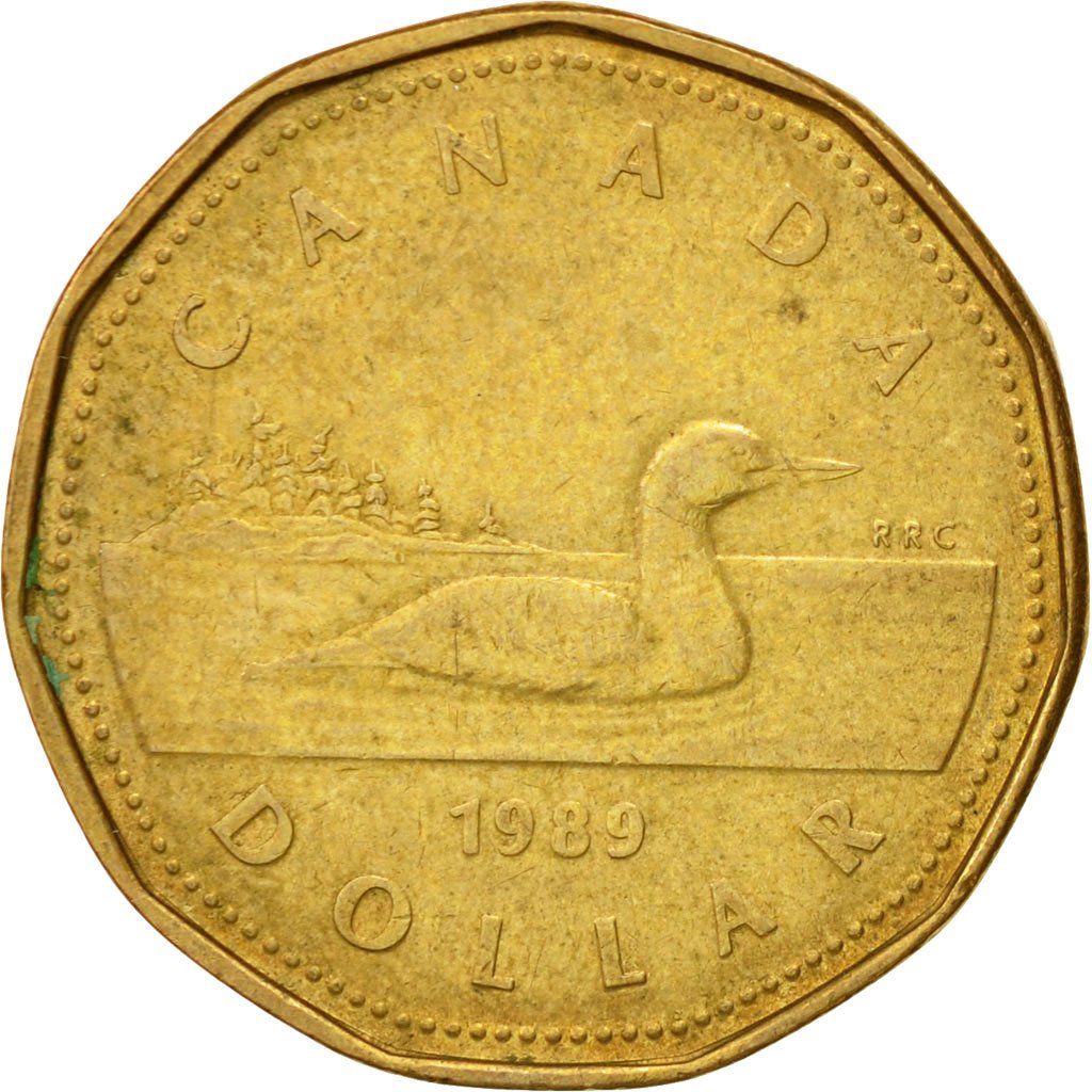 543811 Monnaie Canada Elizabeth Ii Dollar 1989 Royal Canadian Mint Ottawa Tb Tb