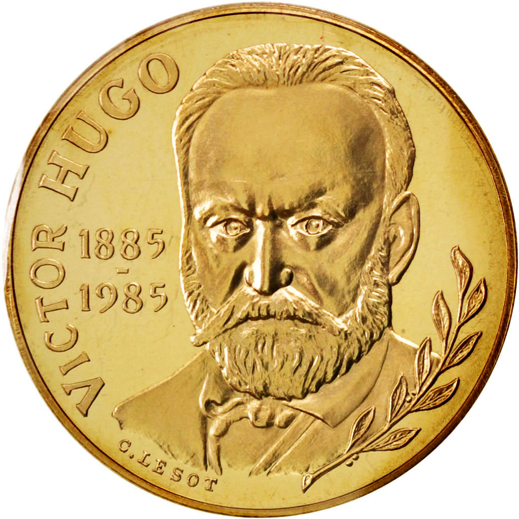 81587 Vème République 10 Francs Victor Hugo 1985 Piéfort KM P955