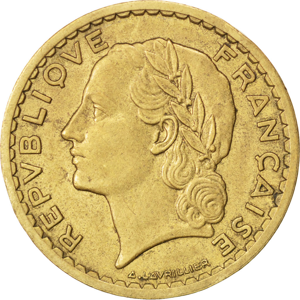 89499 Gouvernement Provisoire 5 Francs Lavrillier 1947 Bronze