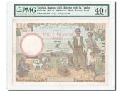 Tunisia, 1000 Francs 1941, PMG EF 40, Pick 20a