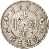 China, Dollar, 1911, KM:31, TTB, Silver