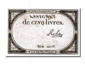 5 Livres type Domaines Nationaux, signed by Rolin