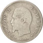 France, Napoleon III, 20 Centimes, 1853, Paris, TB, Argent, Gadoury 305