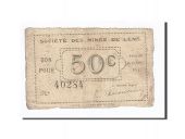 France, Lens, 50 Centimes, 1914, VF(20-25), Pirot:62-803