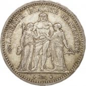 France, Hercule, 5 Francs, 1870, Paris, TTB, Argent, KM:820.1, Gadoury:745