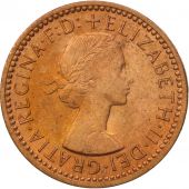 Grande-Bretagne, Elizabeth II, Farthing, 1955, SPL, Bronze, KM:895