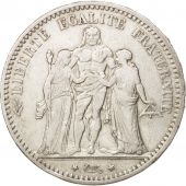 France, Hercule, 5 Francs, 1871, Paris, TB+, Argent, KM:820.1, Gadoury:745