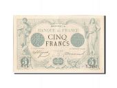 France, 5 Francs, 5 F 1871-1874 Noir, 1873, KM:60, 1873-05-09, UNC(60-62)...