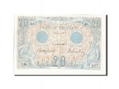 France, 20 Francs, 20 F 1905-1913 Bleu, 1906, KM:68a, 1906-01-26, UNC(64)...