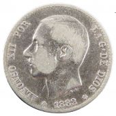 Alphonse XII, Espagne, Peseta