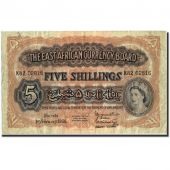 EAST AFRICA, 5 Shillings, 1956, KM:33, 1956-02-01, VF(30-35)