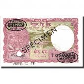 Banknote, Nepal, 1 Mohru, 1960, 1960, Specimen TDLR, KM:8s, UNC(65-70)