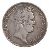 Louis Philippe I, 5 Francs Naked Head without the I