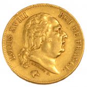 Louis XVIII, 40 Francs or