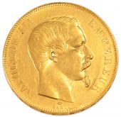 Second Empire, 50 Francs or Napolon III tte nue