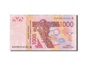 West African States, 1000 Francs, 2003, KM:115Aa, 2003, TTB