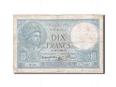 France, 10 Francs, 1915, KM:84, 1939-09-14, VF(20-25), Fayette:7.7
