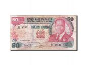 Kenya, 50 Shillings, 1980-1981, KM:22c, 1986-09-14, TB