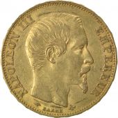 Second Empire, 20 Francs or Napolon III tte nue