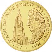 Cte D'Ivoire, Rpublique 100 Francs CFA Benot XVI Fribourg 2011