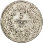 IIIme Rpublique, 5 Francs Hercule 1877 Bordeaux, KM 820.2