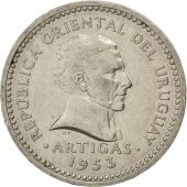 Uruguay, Rpublique, 5 Centsimos Artigas 1953, KM 34