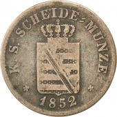 Allemagne, Saxe Albertine, Friedrich August II, 2 Neu-Groschen 1852, KM 1160