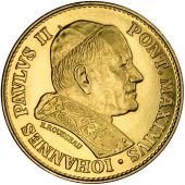 Mdaille module 20 Francs or, visite en France de Jean-Paul II, 1980