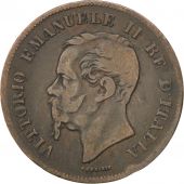 Italie, Victor Emmanuel II, 5 Centesimi, 1861 M, Milan, KM 3.2