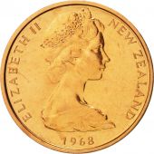 New Zealand, Elizabeth II, Cent, 1968, KM:31.1, FDC, Bronze