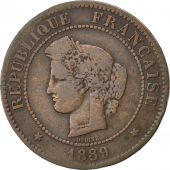 IIIme Rpublique, 5 Centimes Crs, 1889 A (Paris), KM 821.1